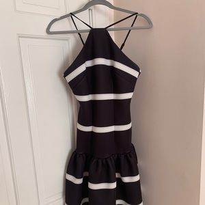 ASOS drop wait midi scuba dress